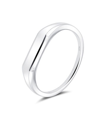 Signet Plain Silver Ring NSR-4338